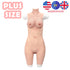 Plus Size D Cup Silicone Bodysuit