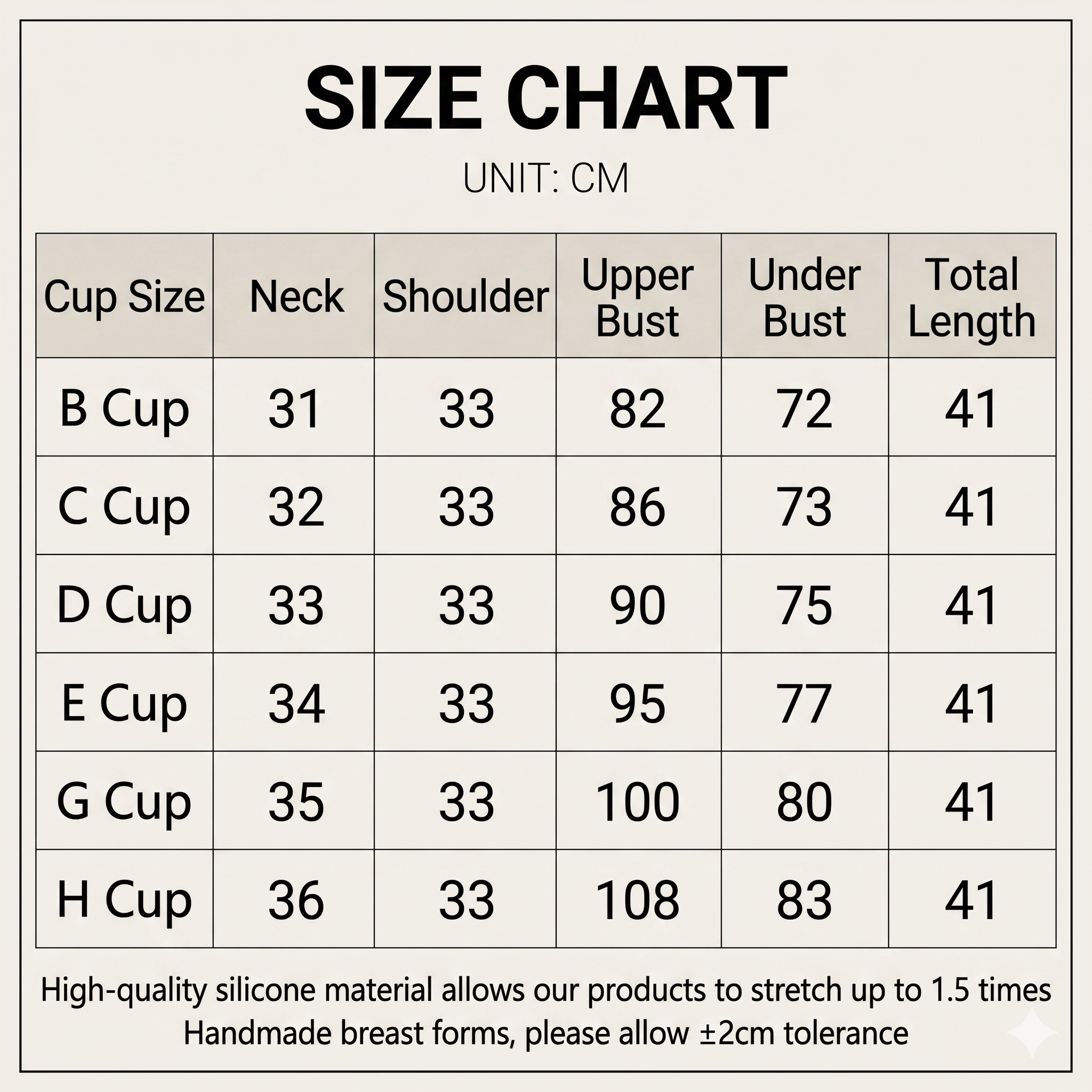 Silicone Breastplate without Nipple