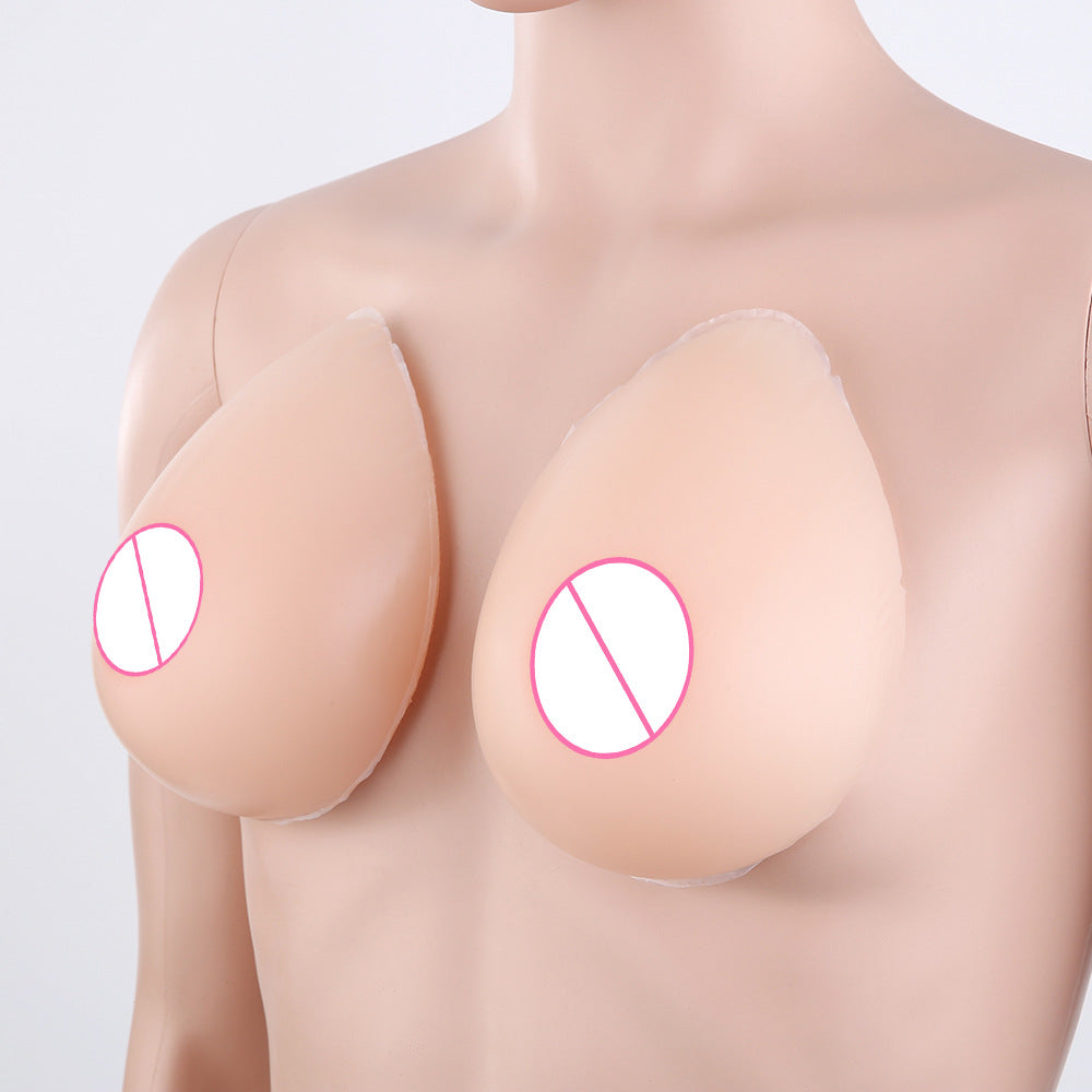 One Pair Adhesive Sticky Silicone Breast Forms for Mastectomy for Crossdresser