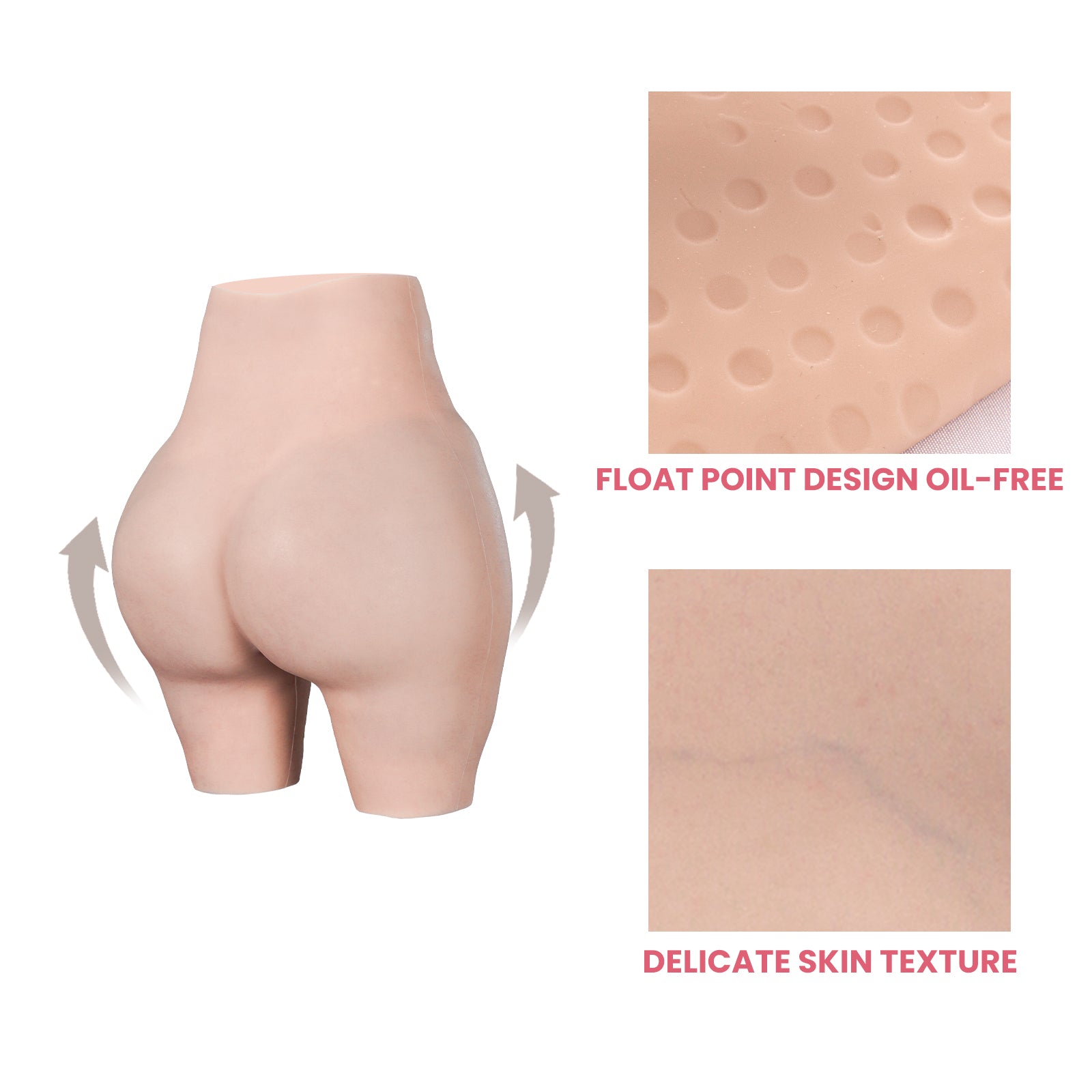 Extended Hip Enhancer Boxer Large Buttocks 8G for Crossdresser