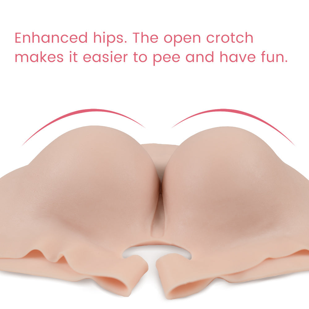 Silicone Open-crotch Pants 1G for Crossdresser