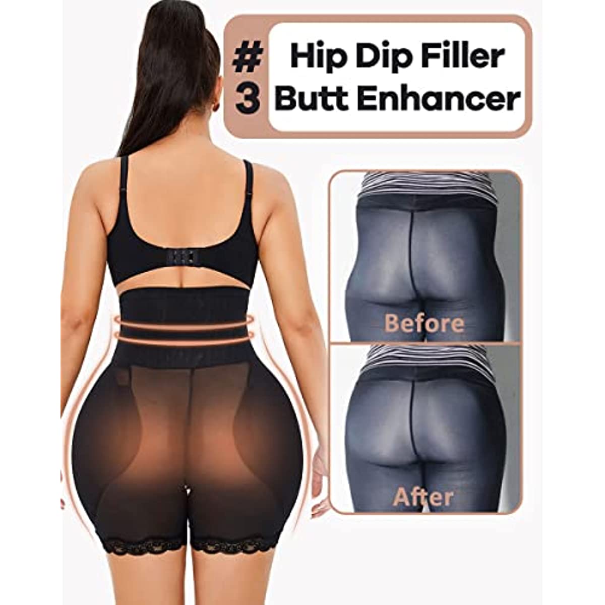 Hip Pads Shapewear Butt Lifting for Crossdresser