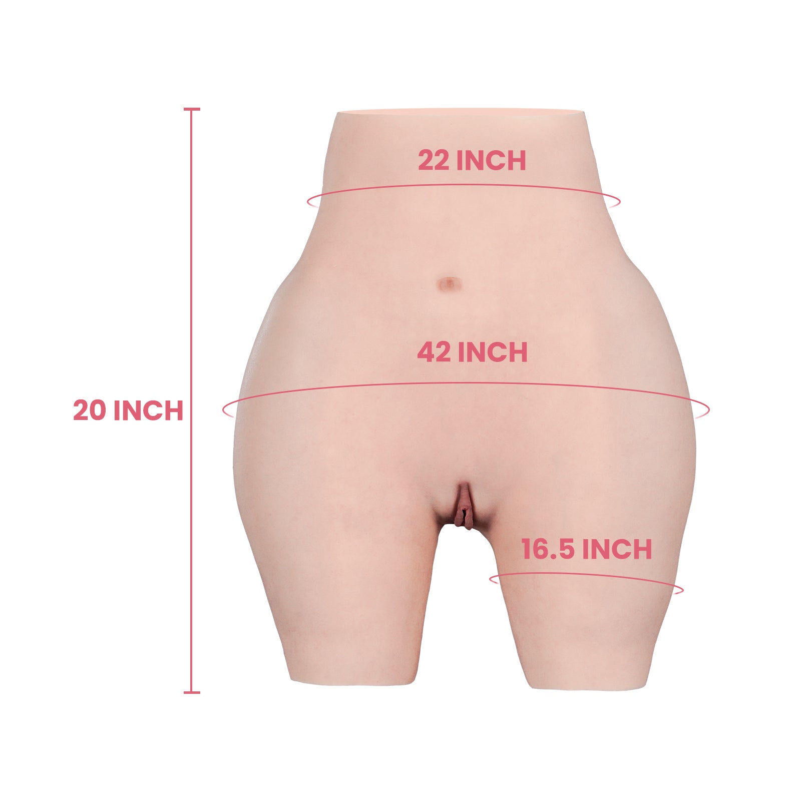 Extended Hip Enhancer Boxer Large Buttocks 8G for Crossdresser