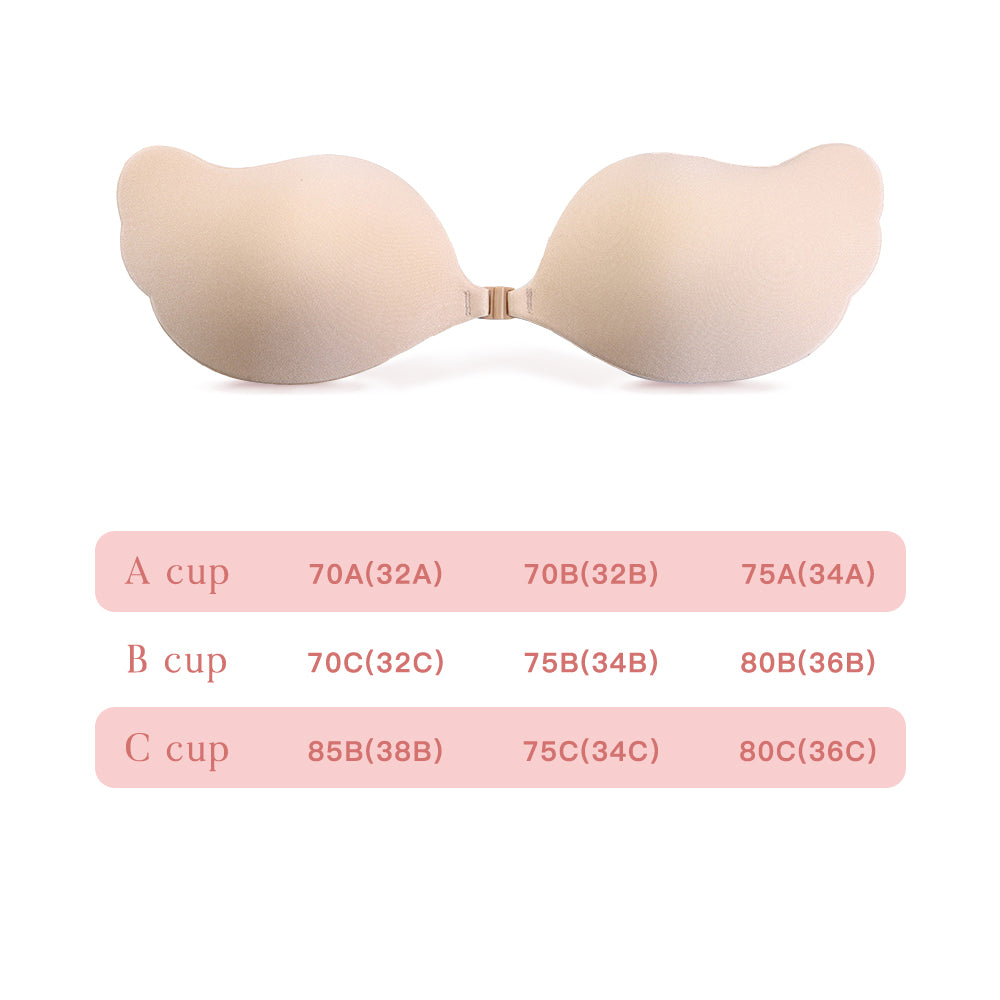 Self Adhesive Strapless Invisible Bra for Crossdresser