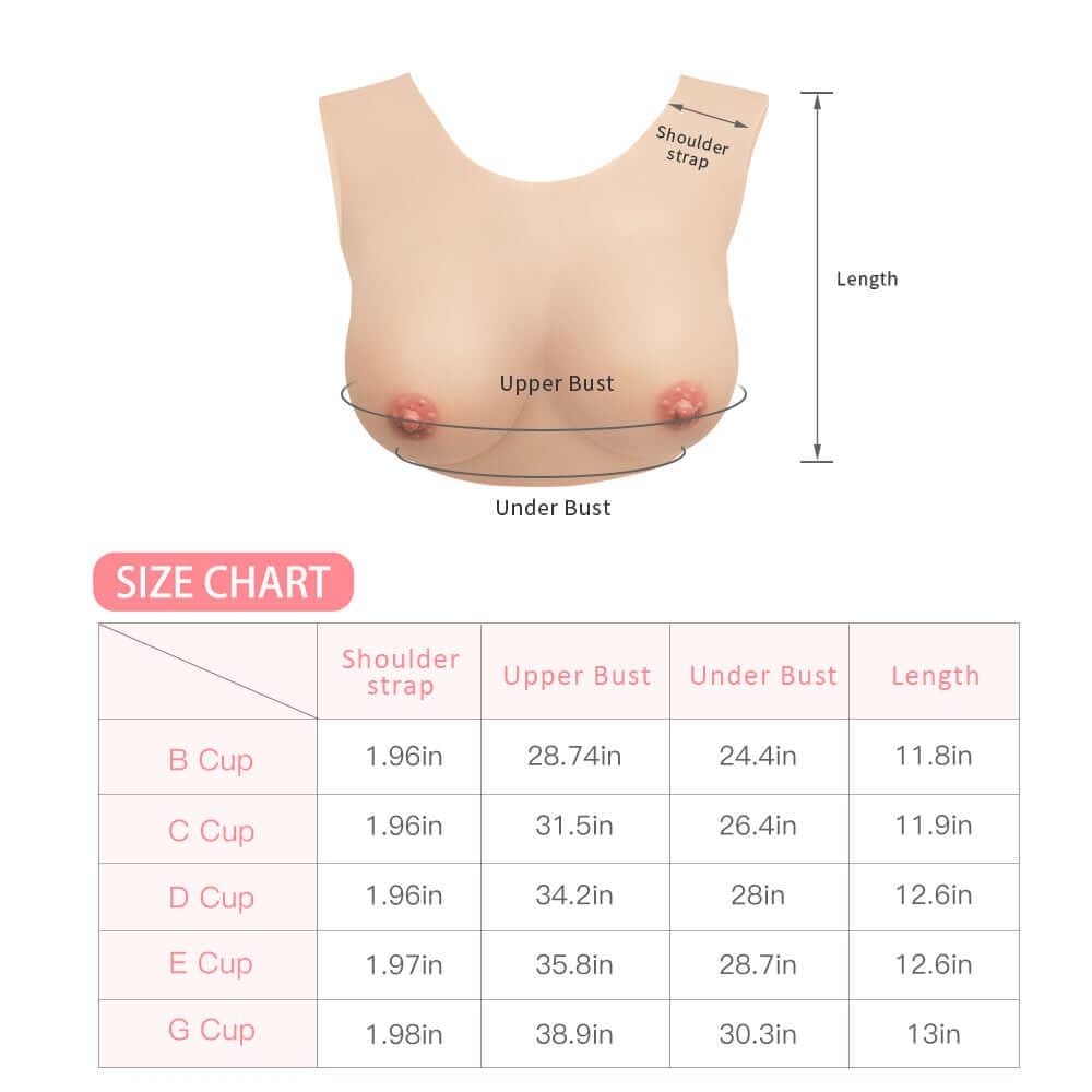 Backless Breastplate Silk Cotton Filler for Crossdresser