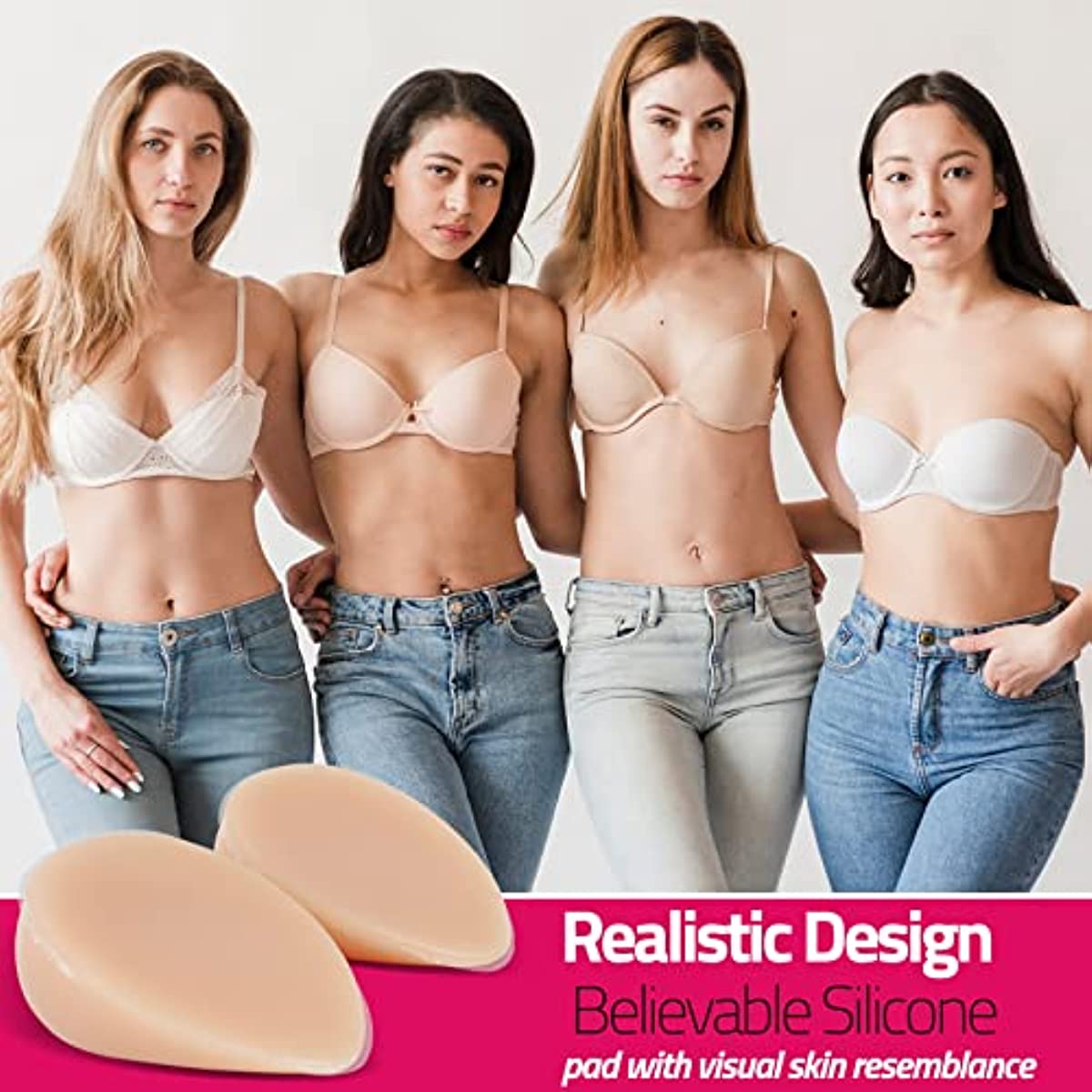 One Pair Silicone Breast Forms for Mastectomy for Crossdresser