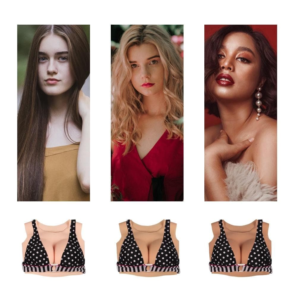 Round Collar Breastplate Silk Filler 4G for Crossdresser