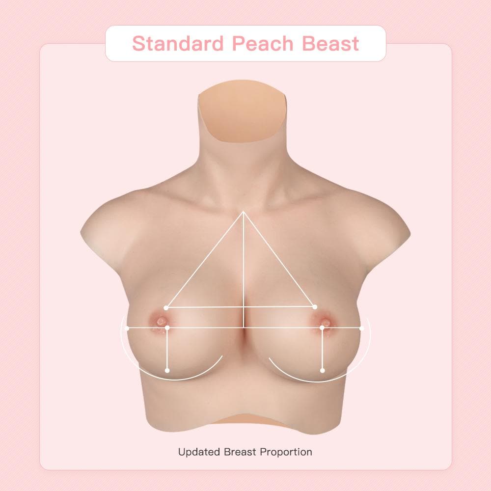 Larger Size B-H Cup Silicone Fill Breast Forms 7G for Crossdresser