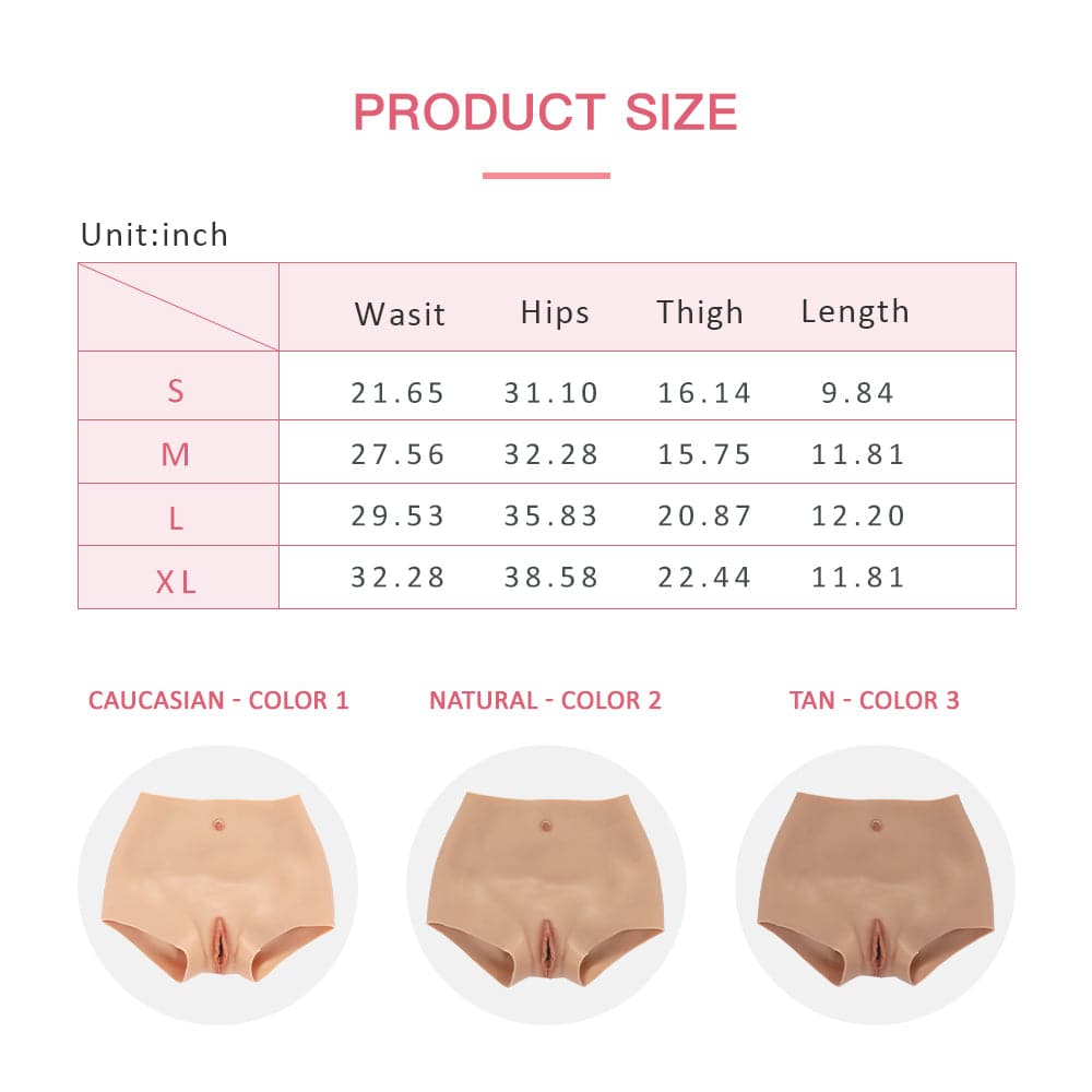 Silicone Vagina Sex Boxer 1G for Crossdresser