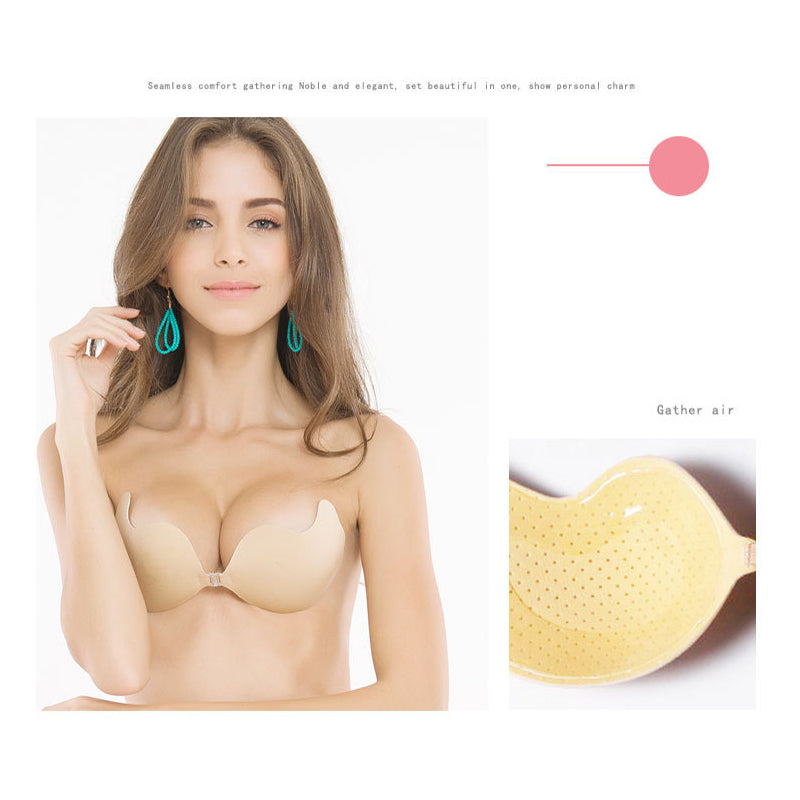 Self Adhesive Strapless Invisible Bra for Crossdresser