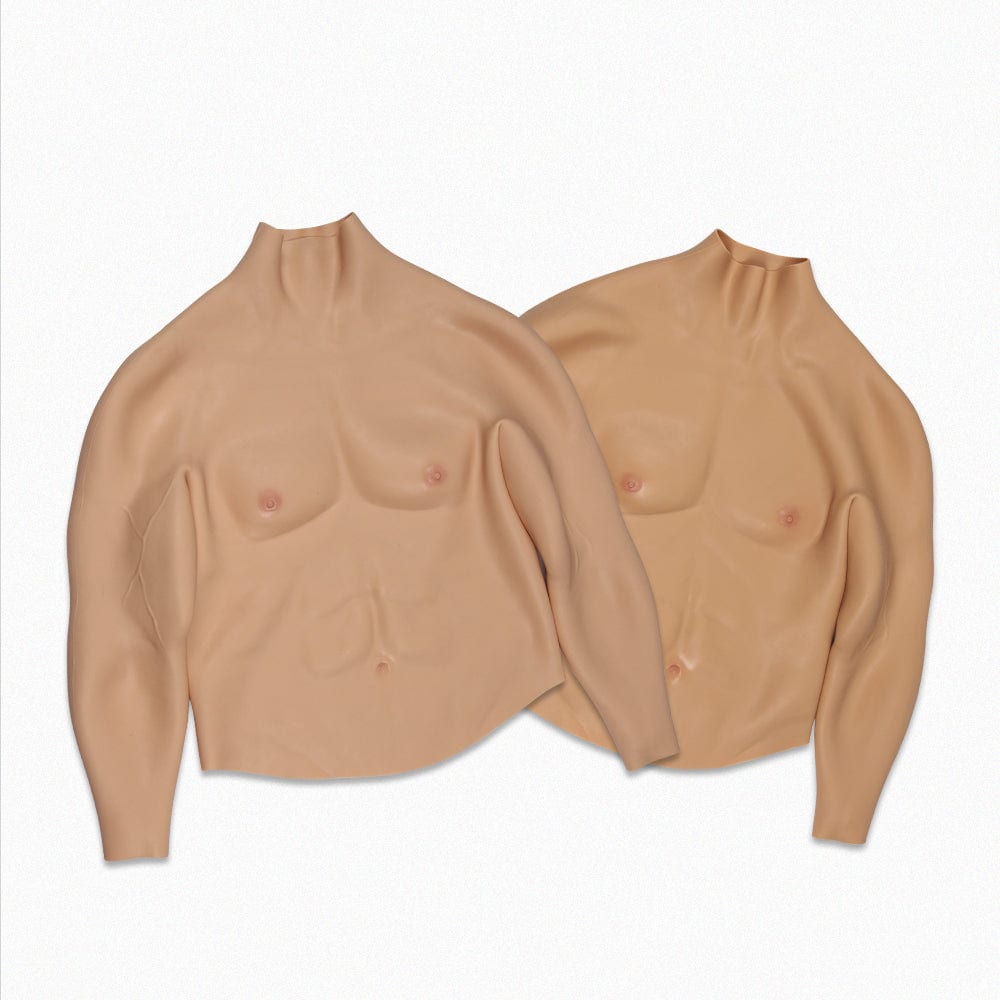 Long Sleeve Muscle Suit 4G for Crossdresser