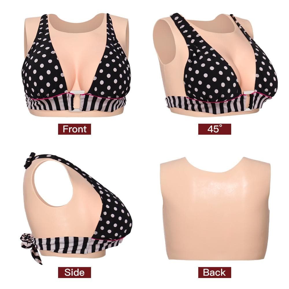 Round Collar Breastplate Silk Filler 4G for Crossdresser