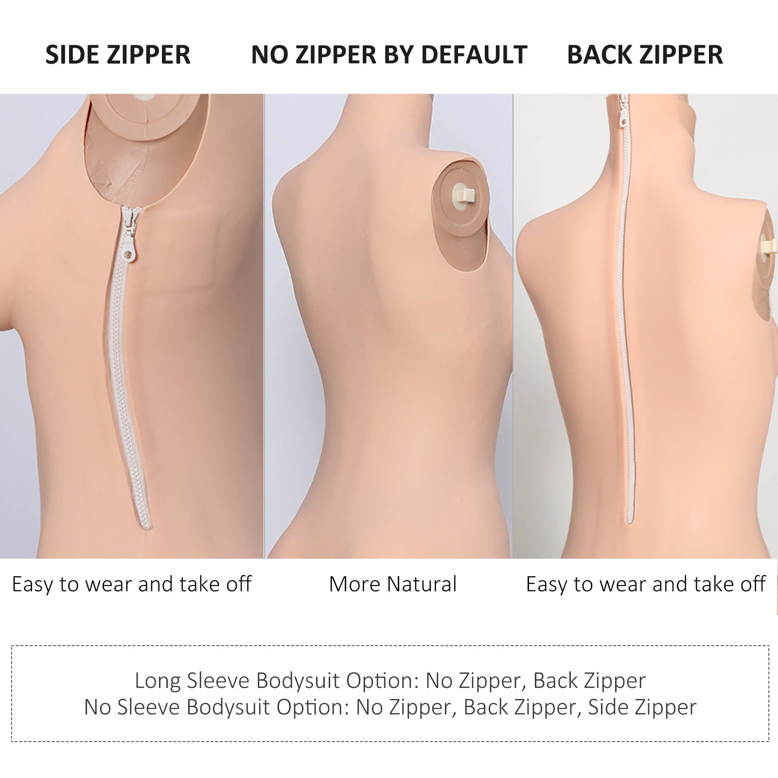 D Cup Ankle-length Bodysuit 4G for Crossdresser