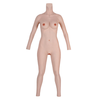C-E Cup Airbag Filled Silicone Bodysuit with Capillaries 8G
