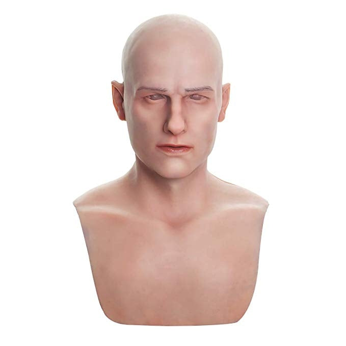 Bell Silicone Male Head Mask