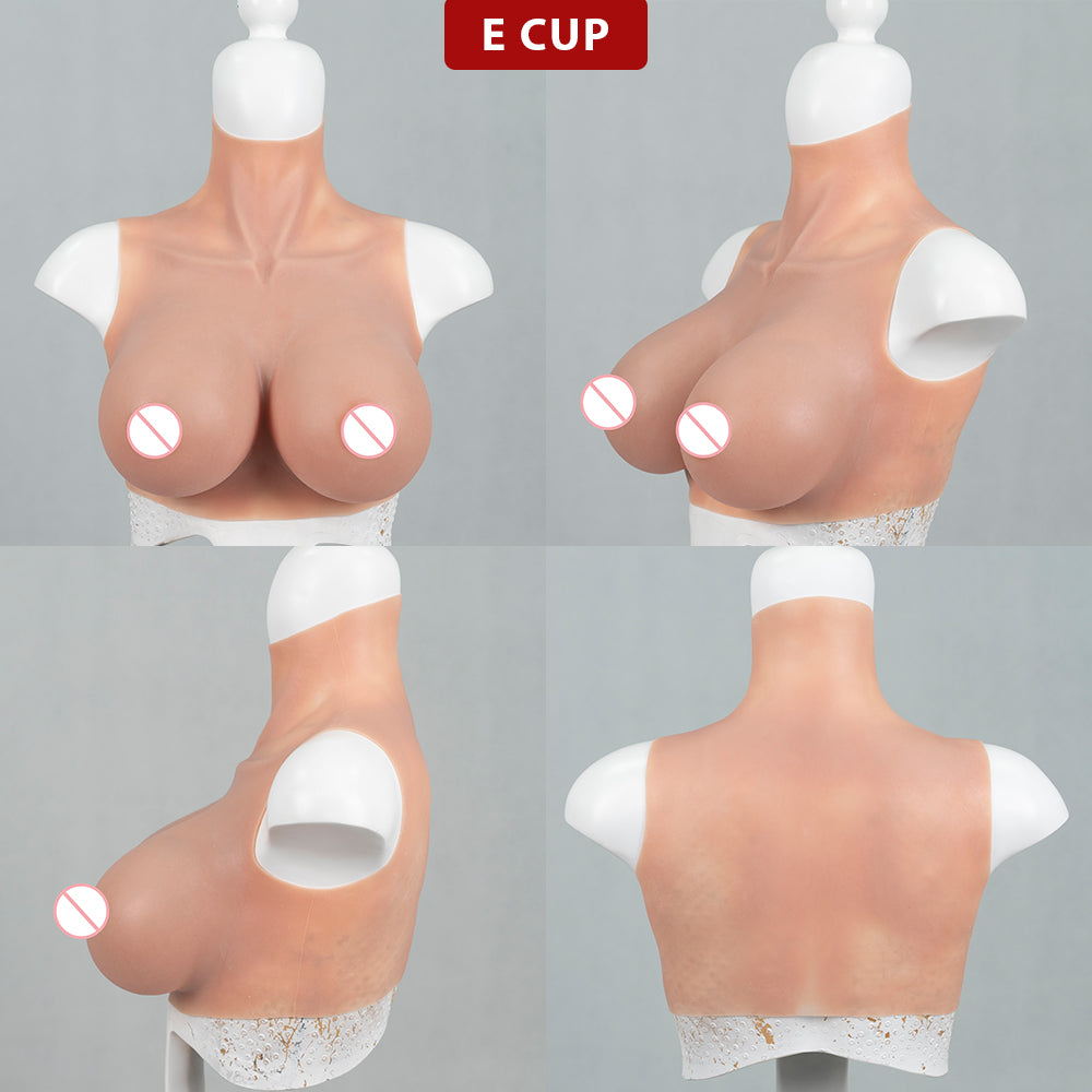 B Cup to G Cup Beginner Silicone Breastplate