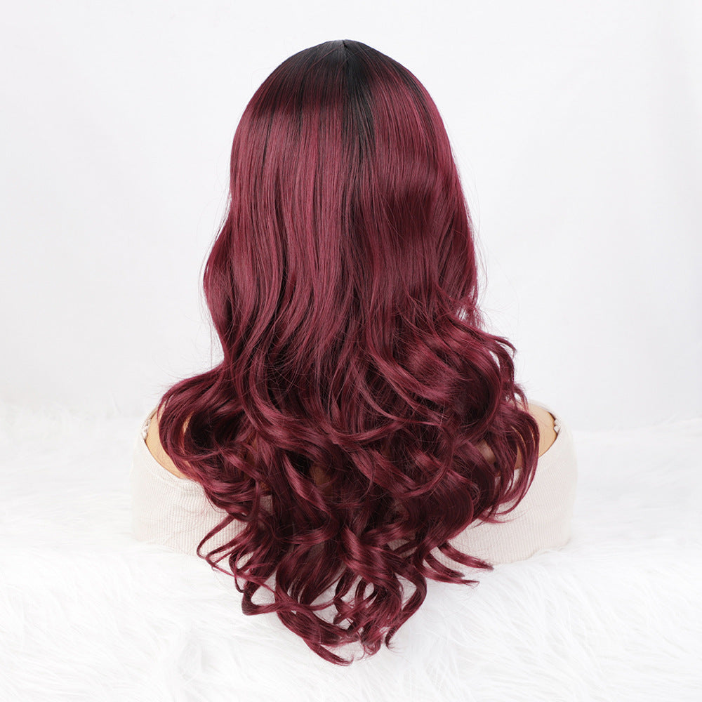 Wig Long Curly Synthetic Hair