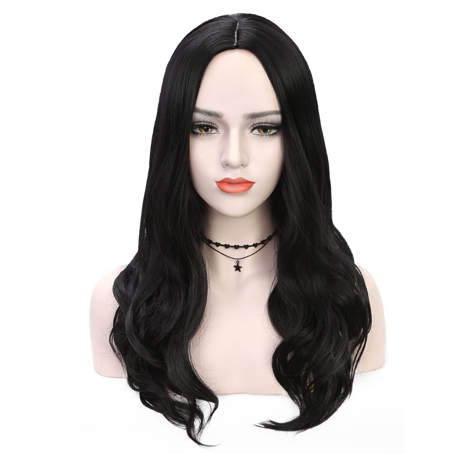 Wig Long Curly Synthetic Hair