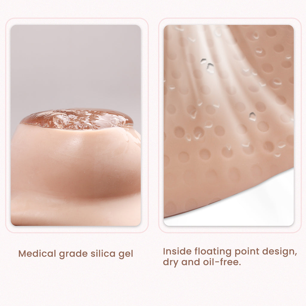 C-E Cup Long Breast Forms Airbag & Silicone Fill 8G for Crossdresser