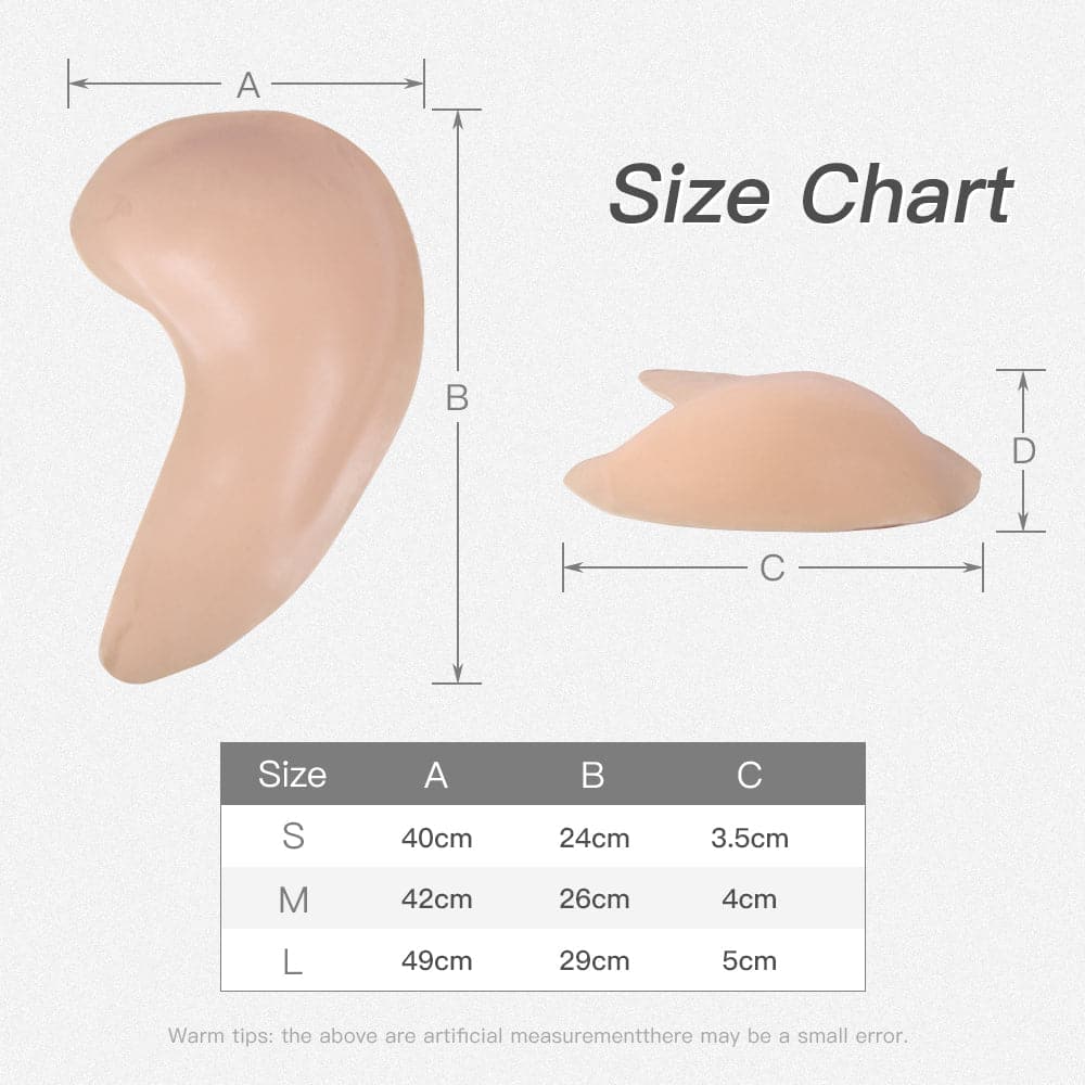 Silicone Hip Pads Butt Lifter Removable Hip Enhancer for Crossdresser