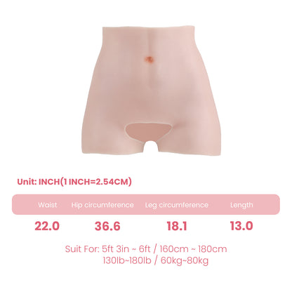 Silicone Open-crotch Pants 1G for Crossdresser