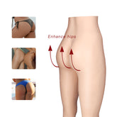 Ankle-length Silicone Vaginal Pants 8G for Crossdresser