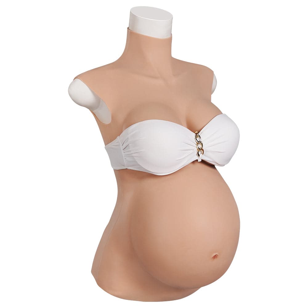 Fake Pregnant Belly Film Costume for Crossdresser