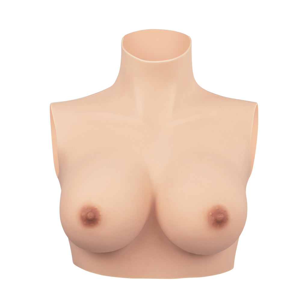 B-G Cup Flat Collar Breast Forms 4G for Crossdresser